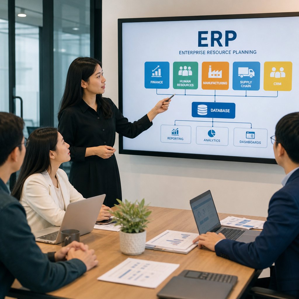 Tìm hiểu tìm hiểu về ERP từ cơ bản đến ứng dụng thực tế