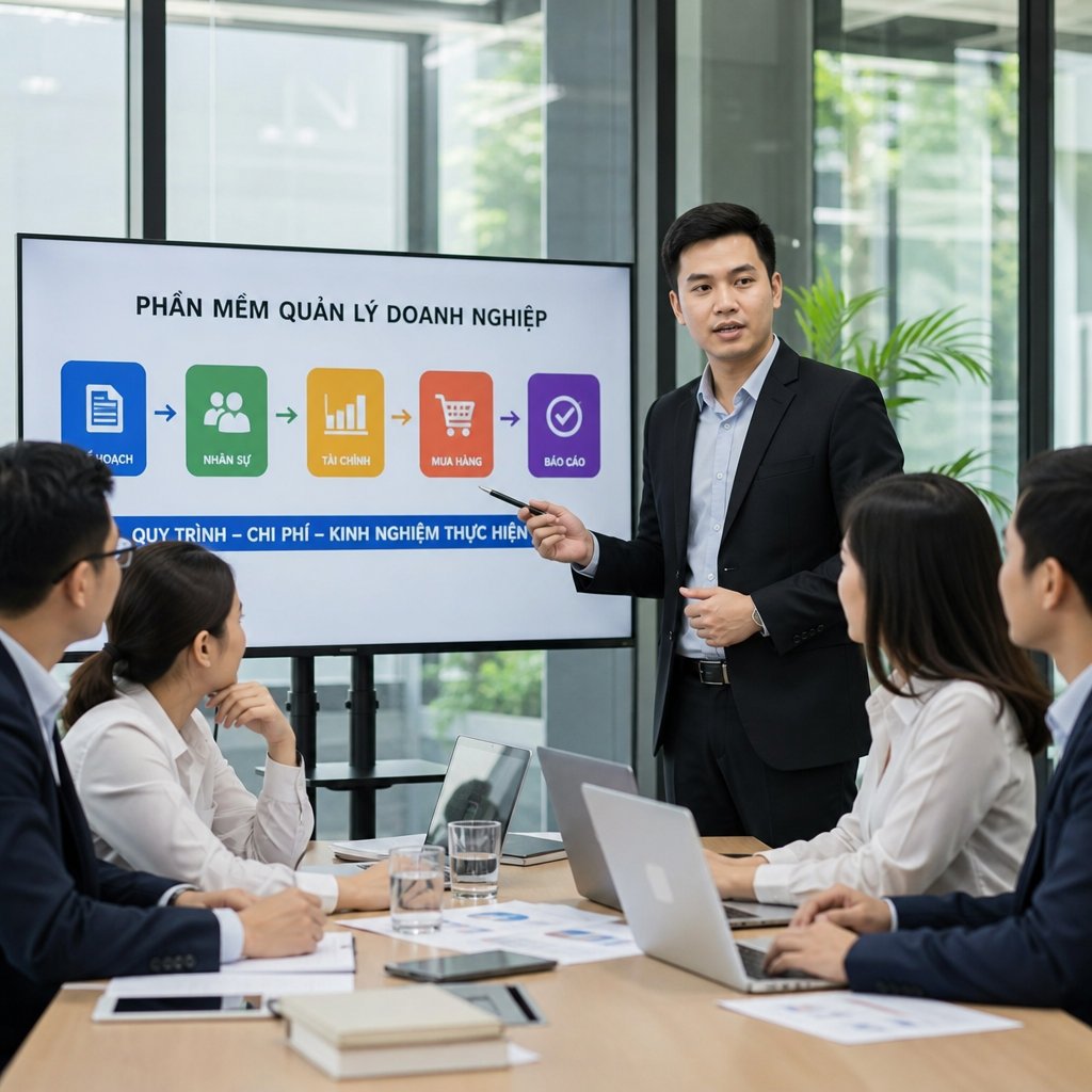Tư vấn phần mềm quản lý doanh nghiệp Quy trình chi phí và kinh nghiệm thực hiện