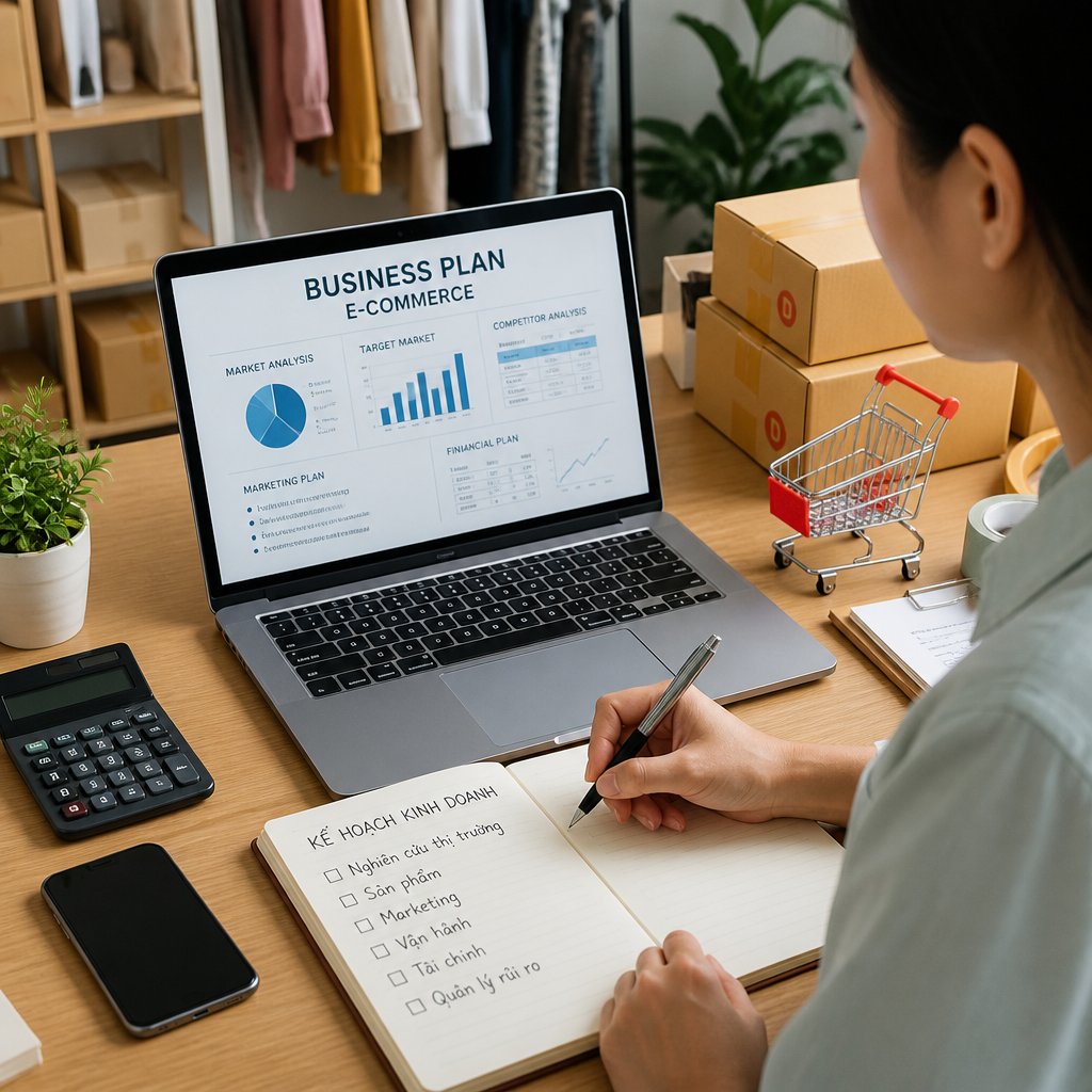 Kinh nghiệm xây dựng kế hoạch kinh doanh thương mại điện tử hiệu quả hạn chế rủi ro phát sinh
