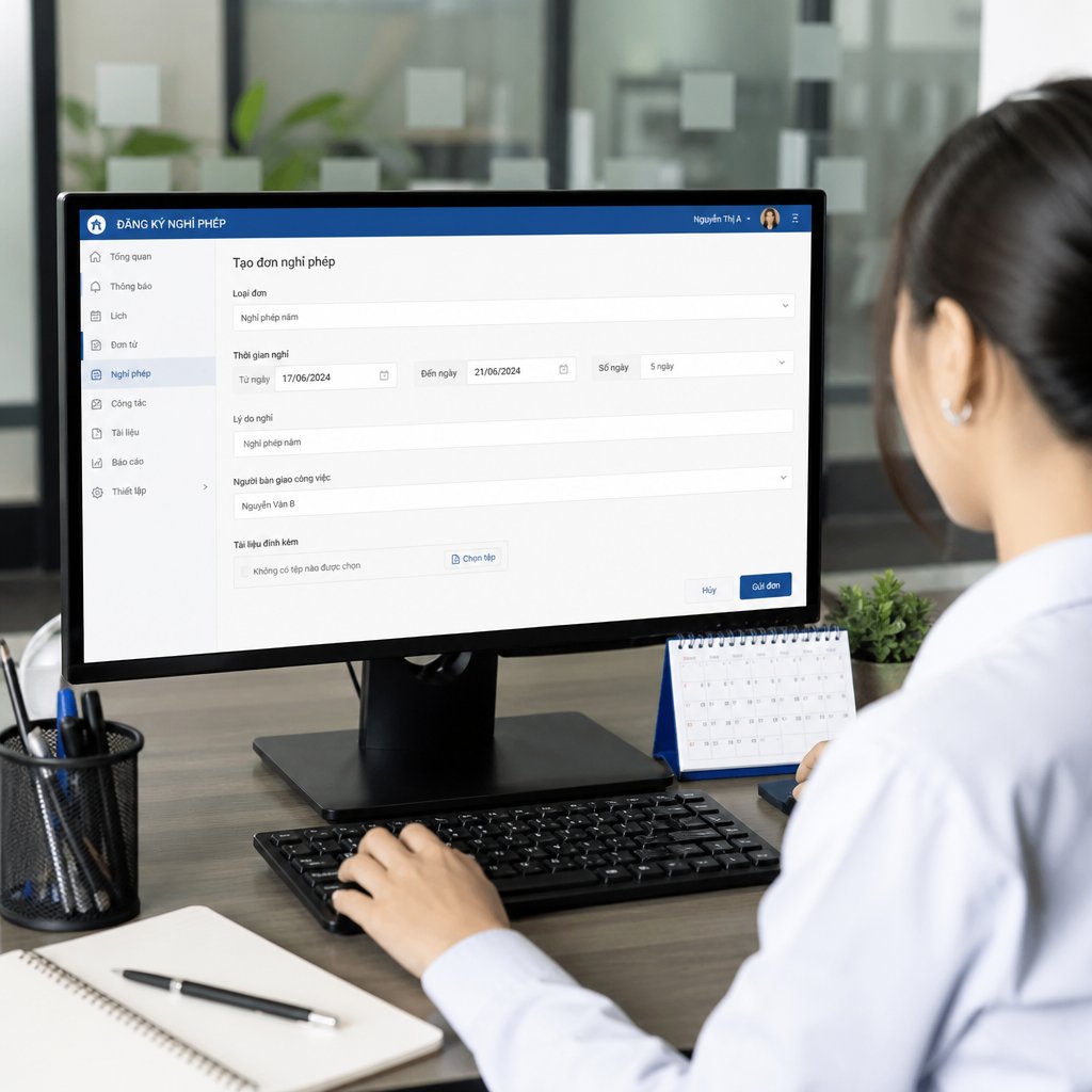 Kinh nghiệm lựa chọn và ứng dụng đăng ký nghỉ phép online trong thực tế