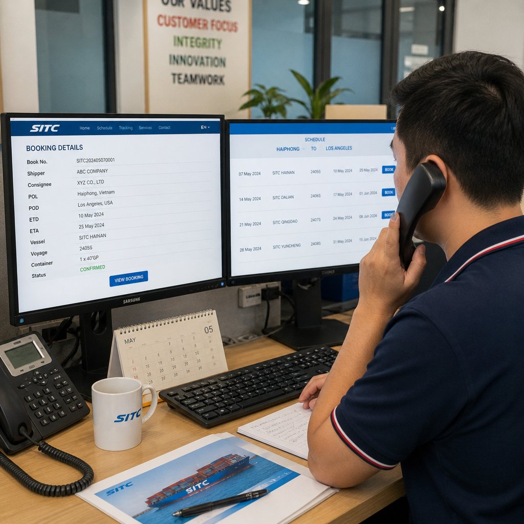 Booking hãng tàu là gì và cách đặt chỗ vận chuyển hiệu quả