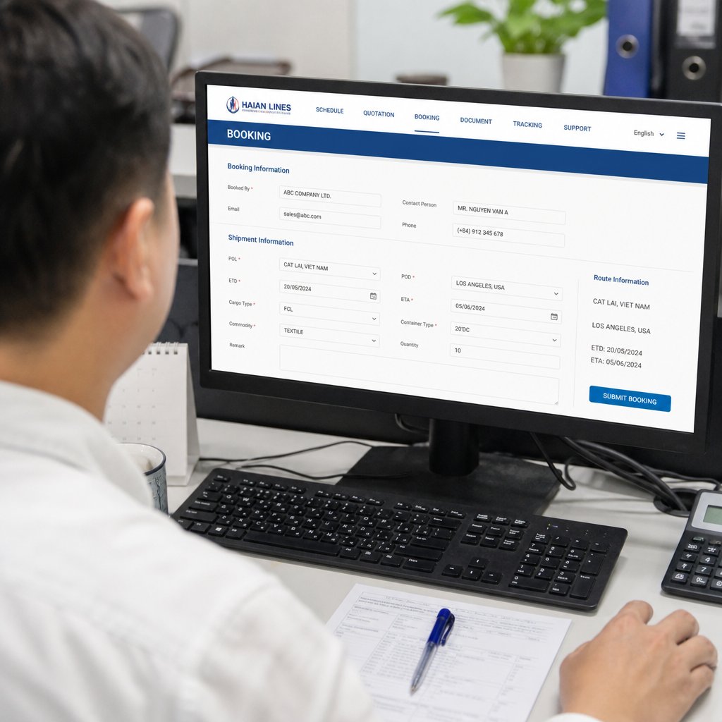 Booking trong xuất nhập khẩu là gì và quy trình thực hiện