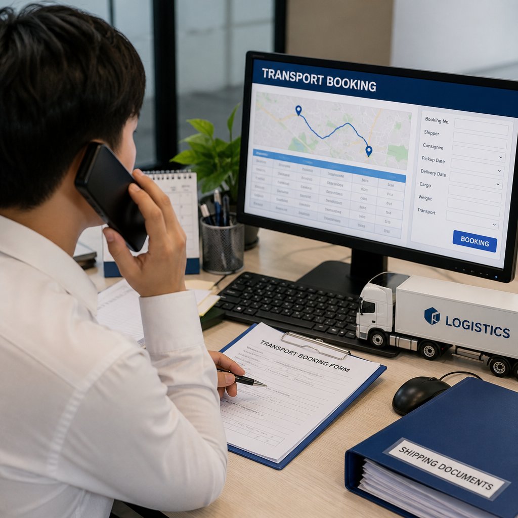 Cách làm booking vận tải và những thông tin cần chuẩn bị
