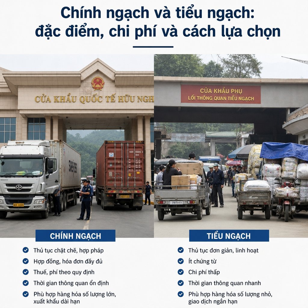 Chính ngạch và tiểu ngạch đặc điểm, chi phí và cách lựa chọn