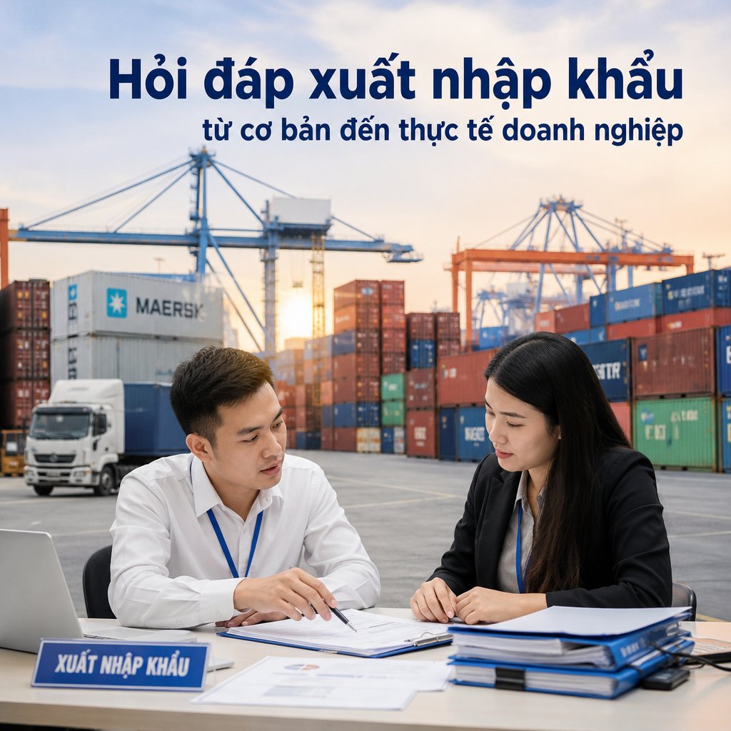 Hỏi đáp xuất nhập khẩu từ cơ bản đến thực tế doanh nghiệp
