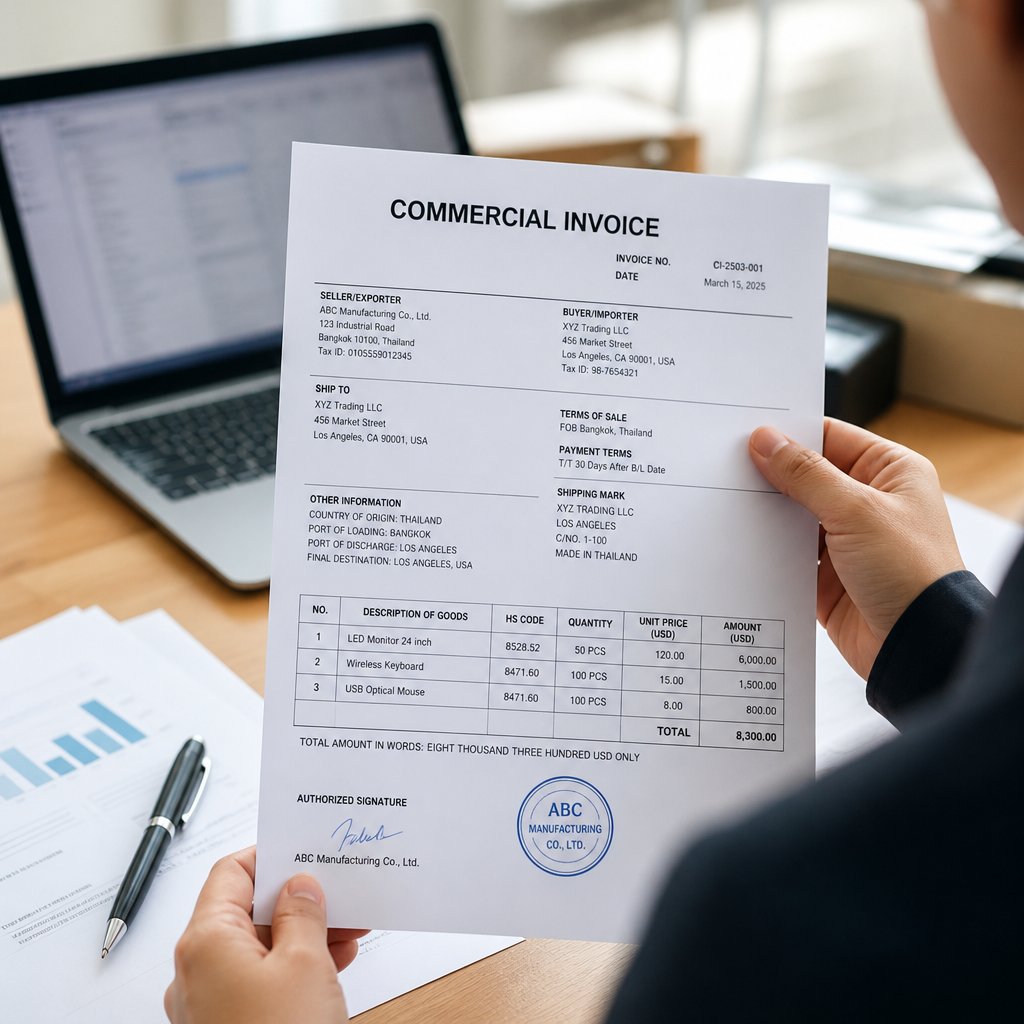 Invoice xuất khẩu gồm những gì và cách chuẩn bị