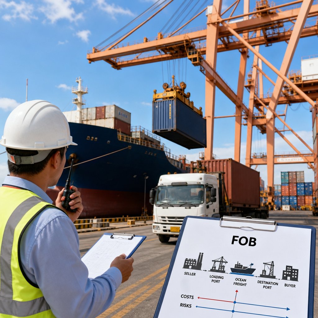 Nhập khẩu theo giá fob quy trình, chi phí và lưu ý thực tế