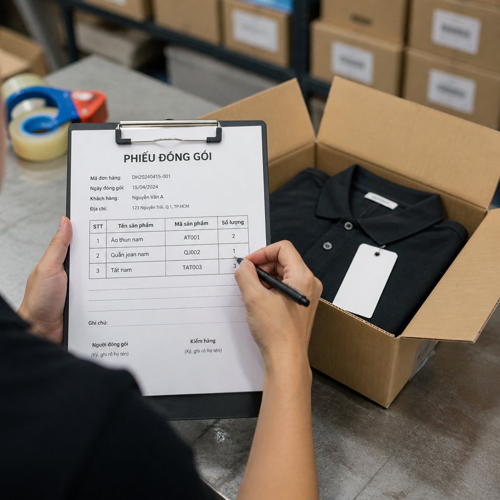 Phiếu đóng gói gồm những gì và cách chuẩn bị