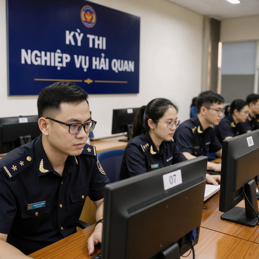 Thi nghiệp vụ hải quan hướng dẫn chi tiết và lưu ý quan trọng