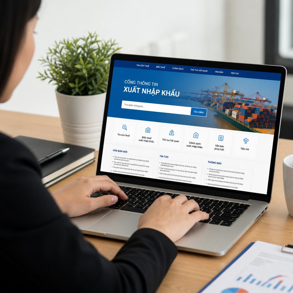 Web xuất nhập khẩu hữu ích cho người làm xuất nhập khẩu