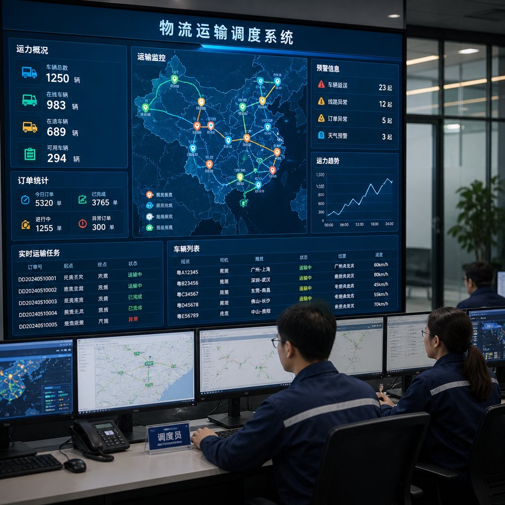 物流运输调度系统：提升运力配置与调度响应速度