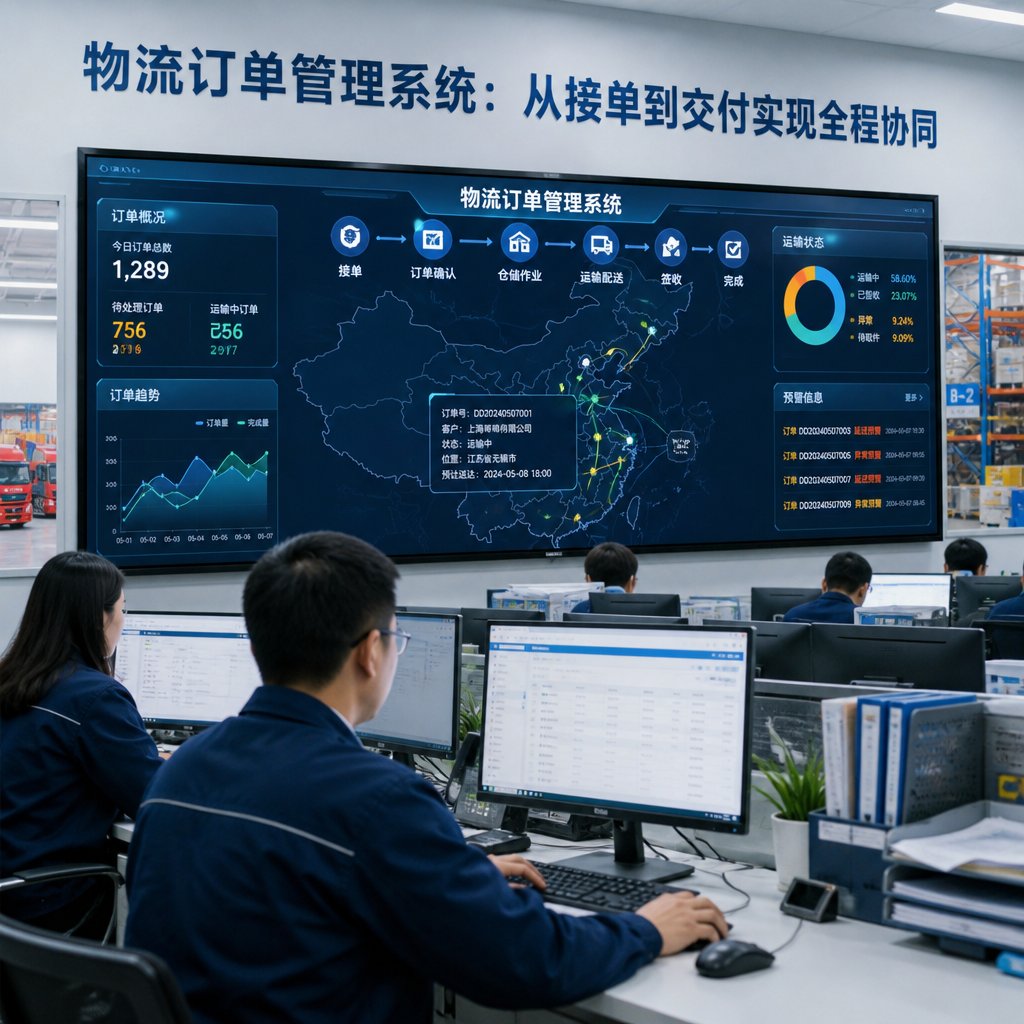 物流订单管理系统：从接单到交付实现全程协同