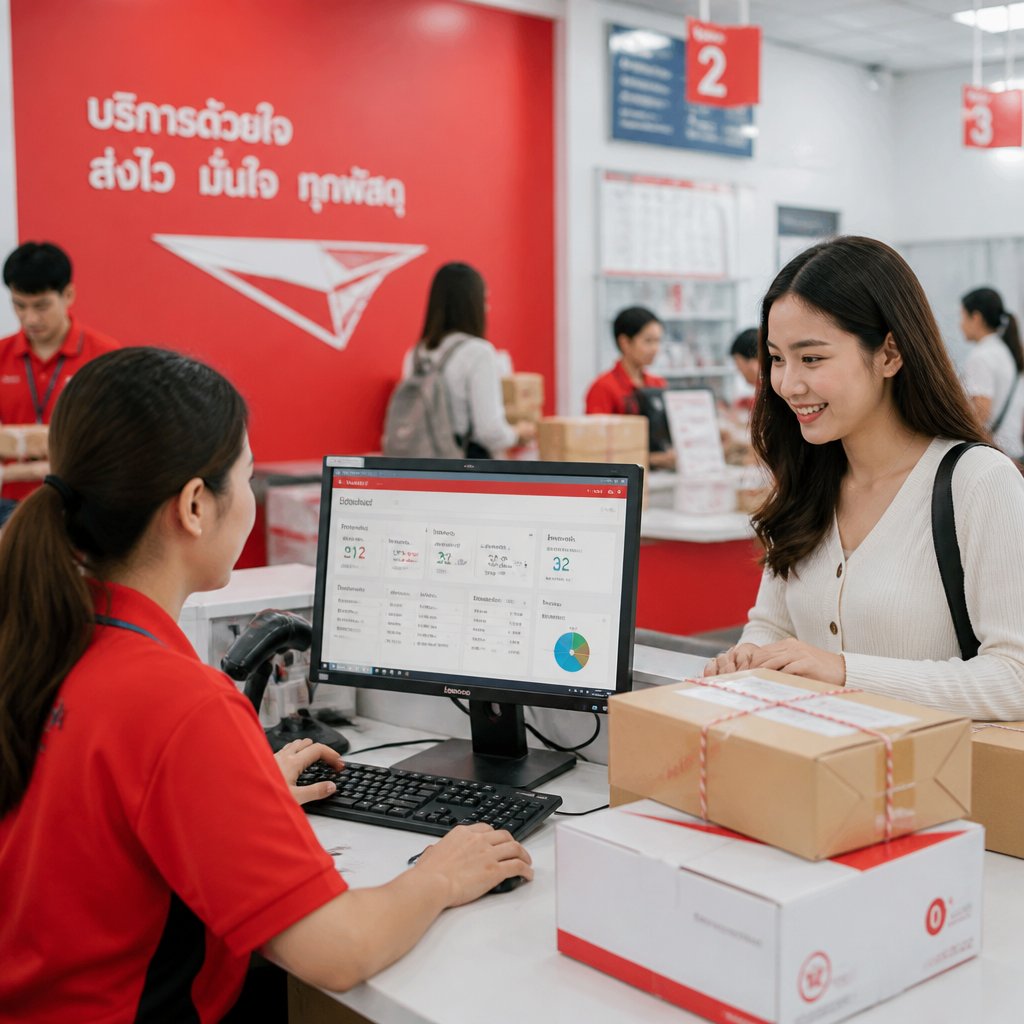 โปรแกรมบริหารศูนย์รับส่งพัสดุ ยกระดับการบริการลูกค้า