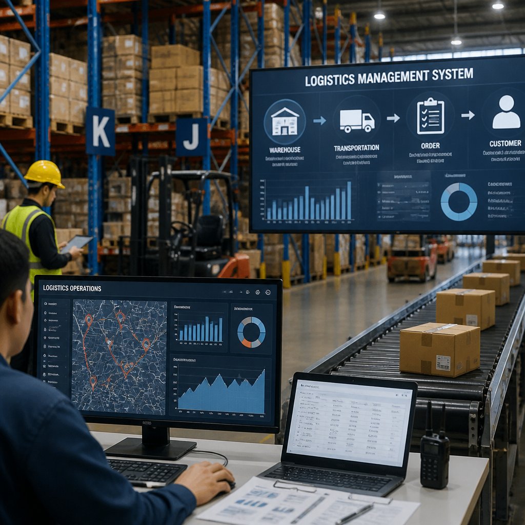 sistem pengurusan operasi logistik