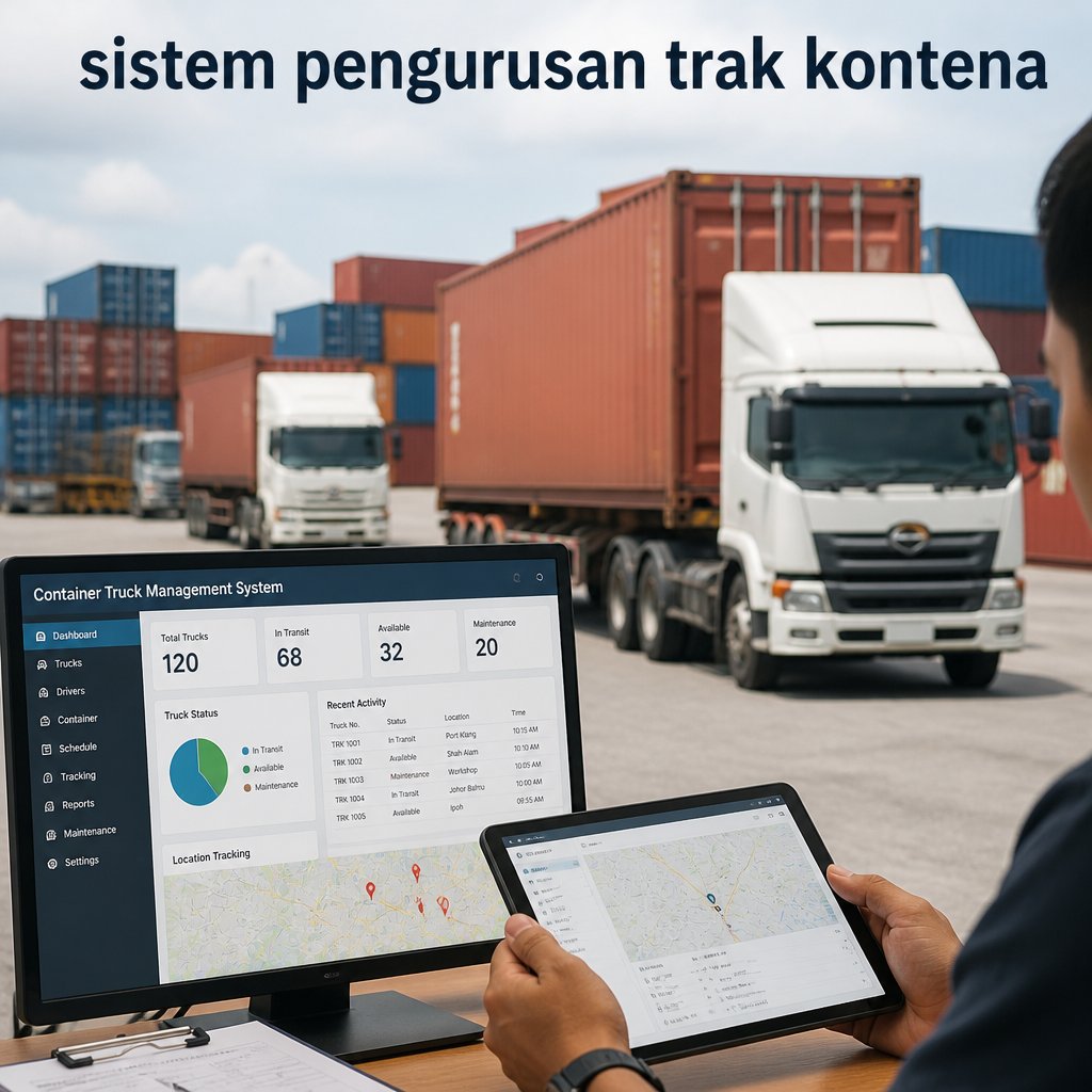 sistem pengurusan trak kontena