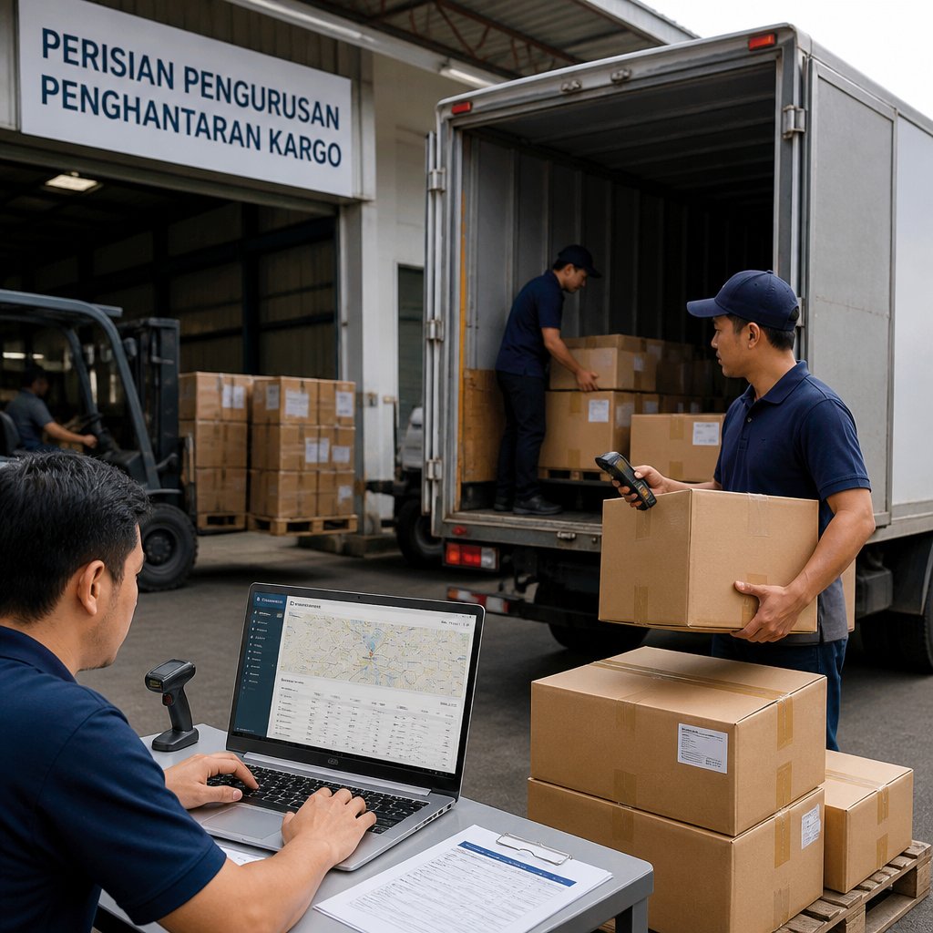 perisian pengurusan penghantaran kargo
