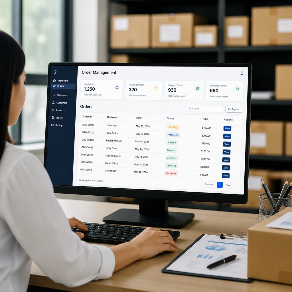 Software Manajemen Pesanan Pengiriman untuk Mengelola Order