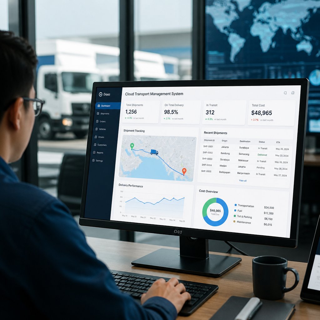 Sistem Manajemen Transportasi Berbasis Cloud untuk Bisnis Modern