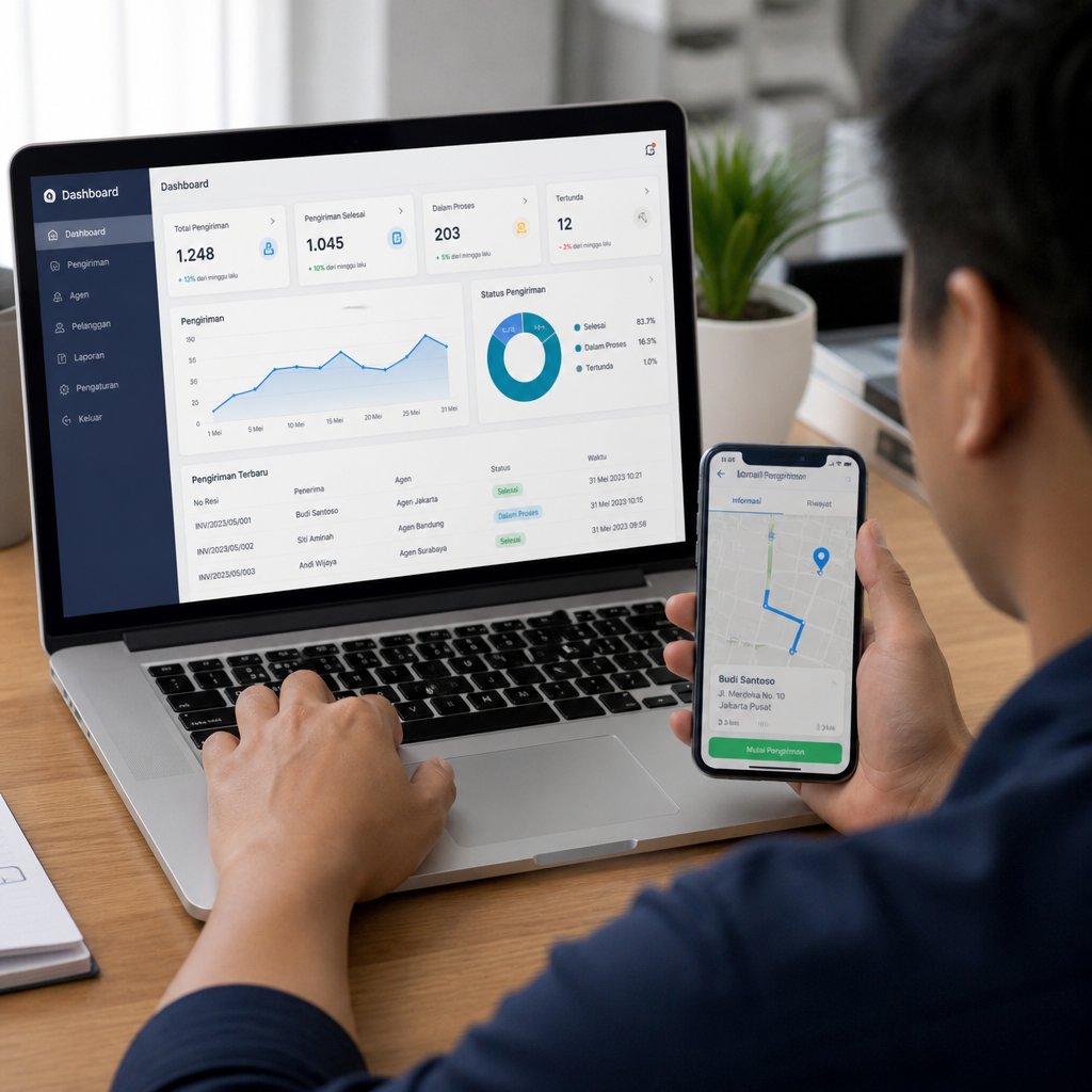 Software Manajemen Agen Kurir untuk Meningkatkan Produktivitas