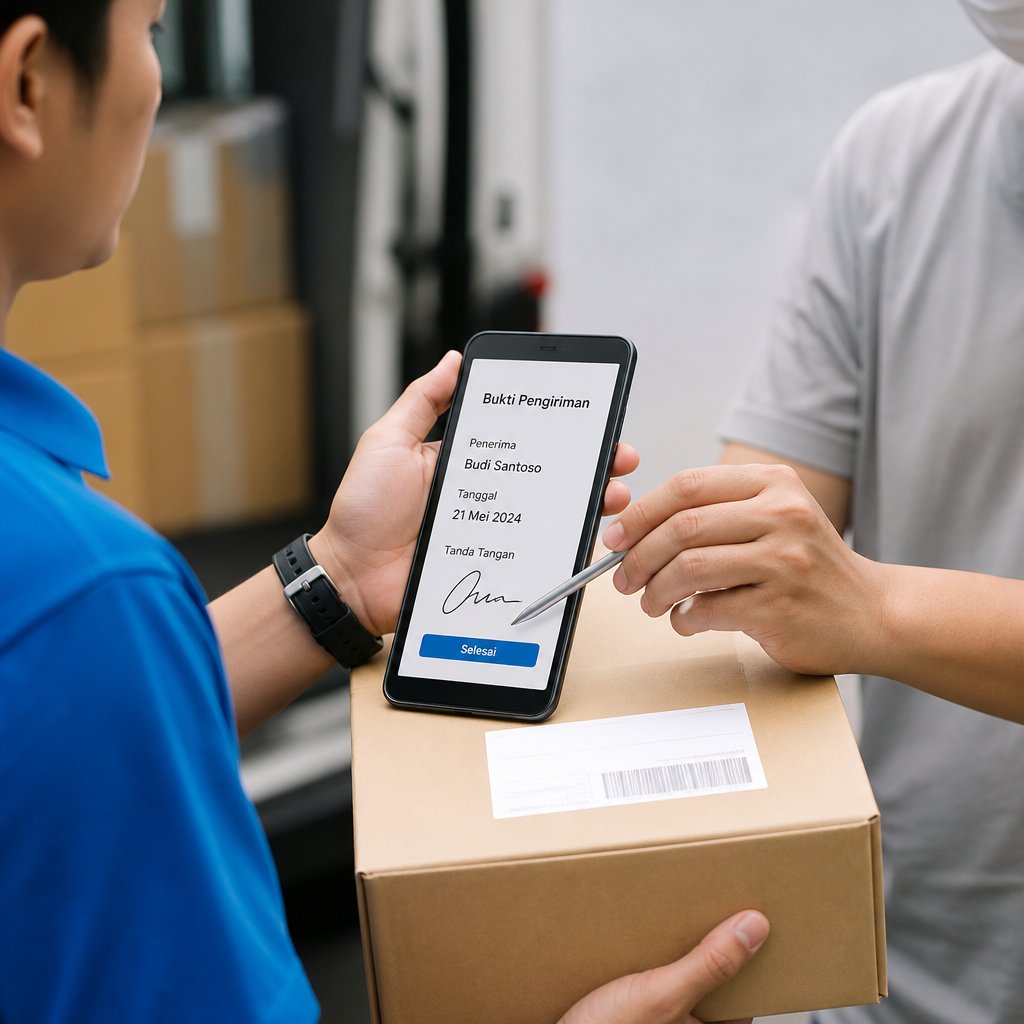 Aplikasi Bukti Pengiriman Digital untuk Verifikasi Serah Terima