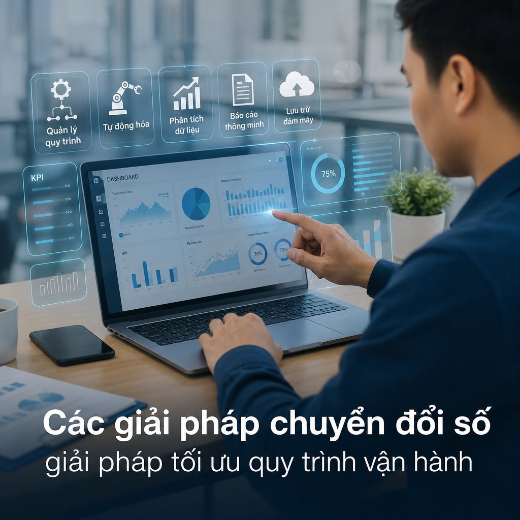 Các giải pháp chuyển đổi số giải pháp tối ưu quy trình vận hành