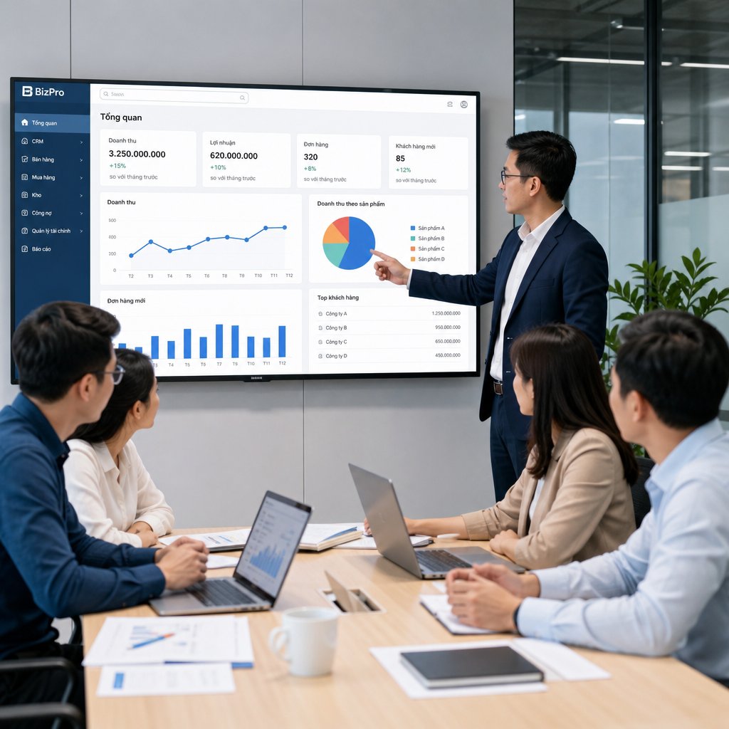 Các phần mềm quản lý doanh nghiệp xu hướng và giải pháp cho doanh nghiệp