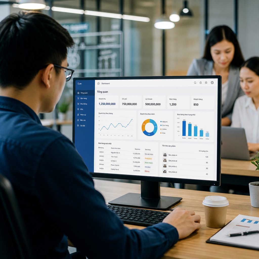 Các phần mềm quản lý doanh nghiệp xu hướng và giải pháp cho doanh nghiệp