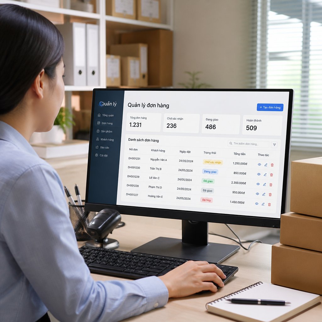 Cách quản lý đơn hàng giải pháp tối ưu quy trình vận hành