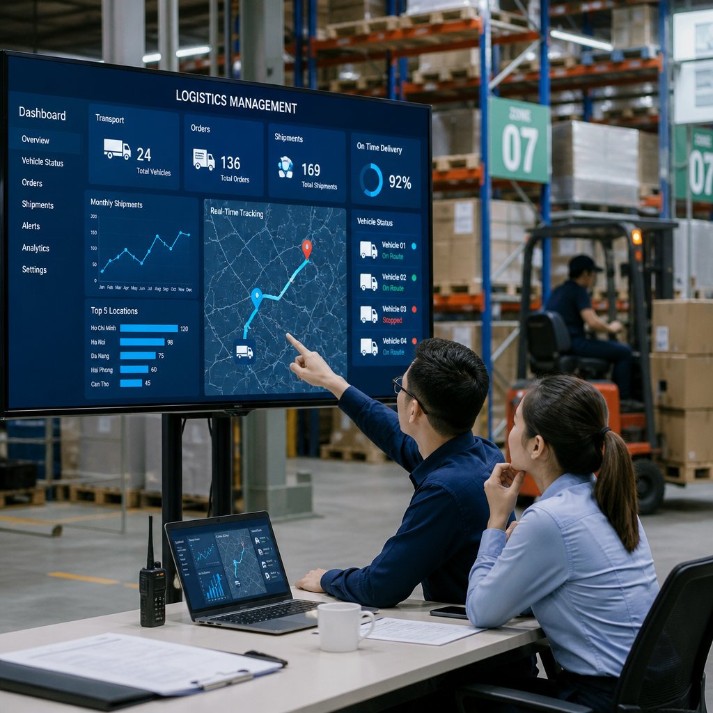 Chuyển đổi số logistics cách nâng cao hiệu quả quản lý