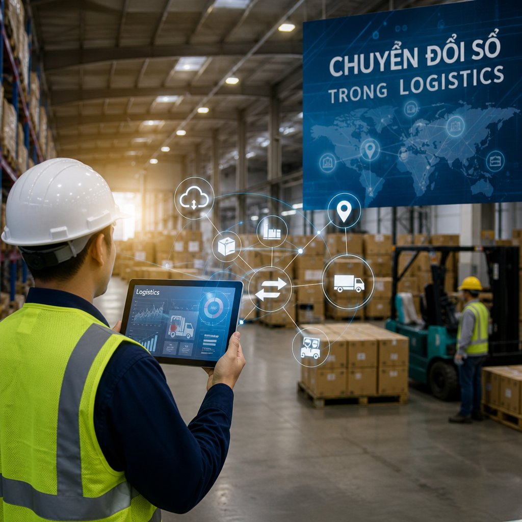 Chuyển đổi số trong logistics giải pháp giúp tiết kiệm thời gian và chi phí