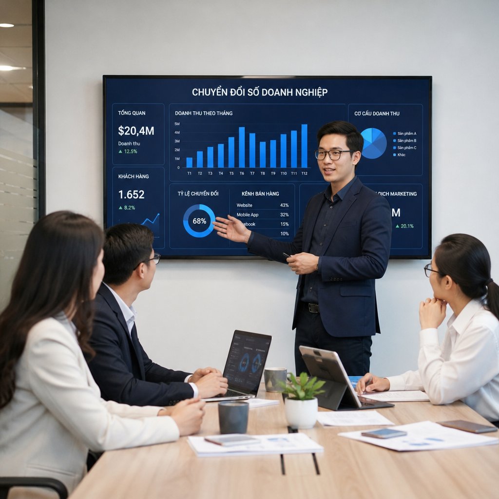 Doanh nghiệp chuyển đổi số lợi ích và kinh nghiệm áp dụng
