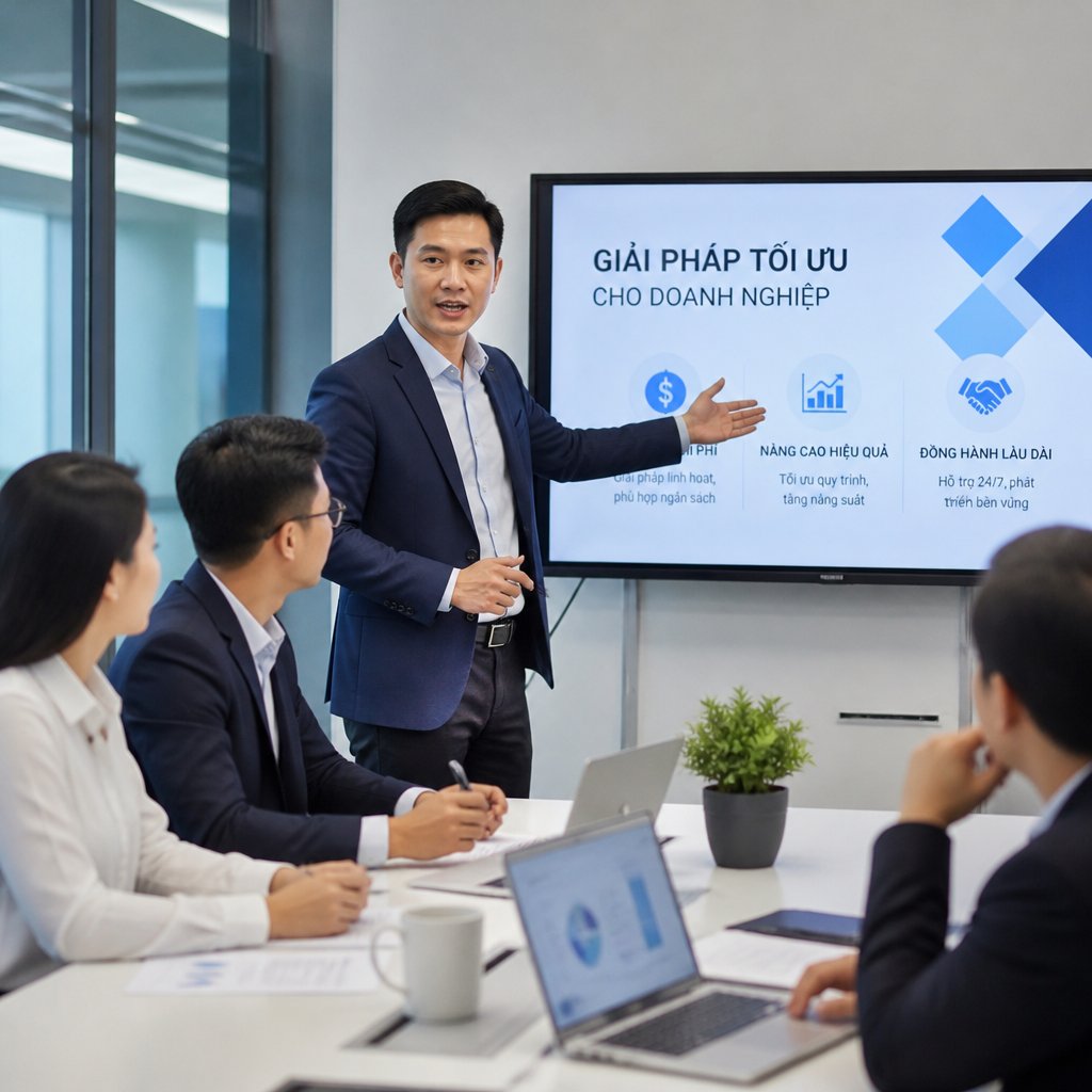 Doanh nghiệp với khách hàng cách lựa chọn giải pháp phù hợp