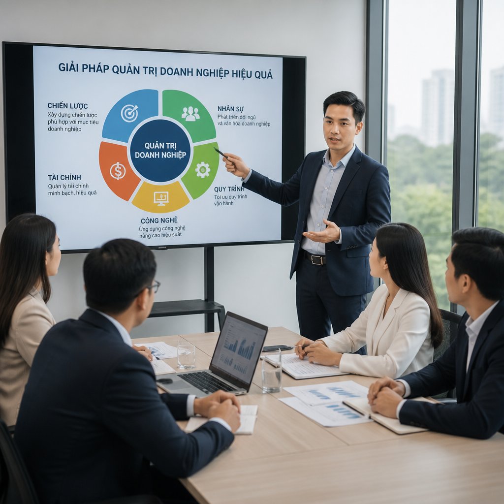 Hướng dẫn giải pháp quản trị doanh nghiệp hiệu quả cho doanh nghiệp