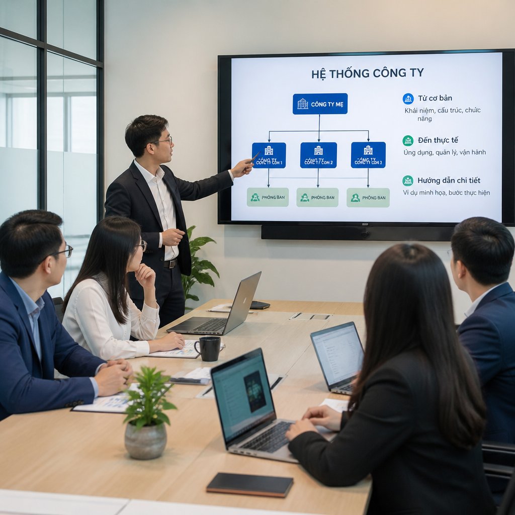 Hệ thống công ty hướng dẫn chi tiết từ cơ bản đến thực tế