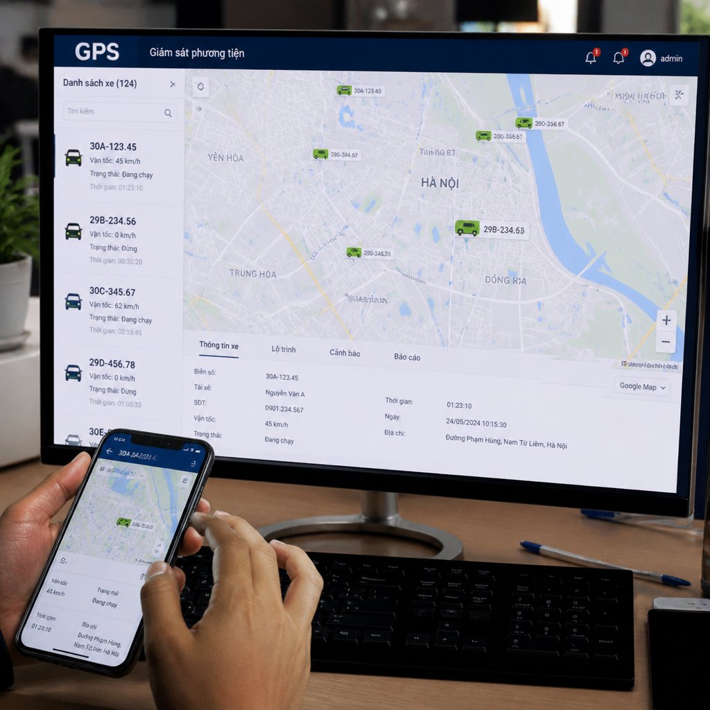 Hệ thống gps quản lý xe giải pháp giúp tiết kiệm thời gian và chi phí