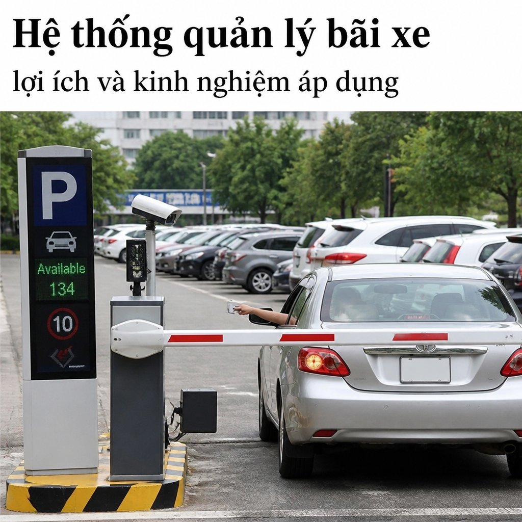 Hệ thống quản lý bãi xe lợi ích và kinh nghiệm áp dụng