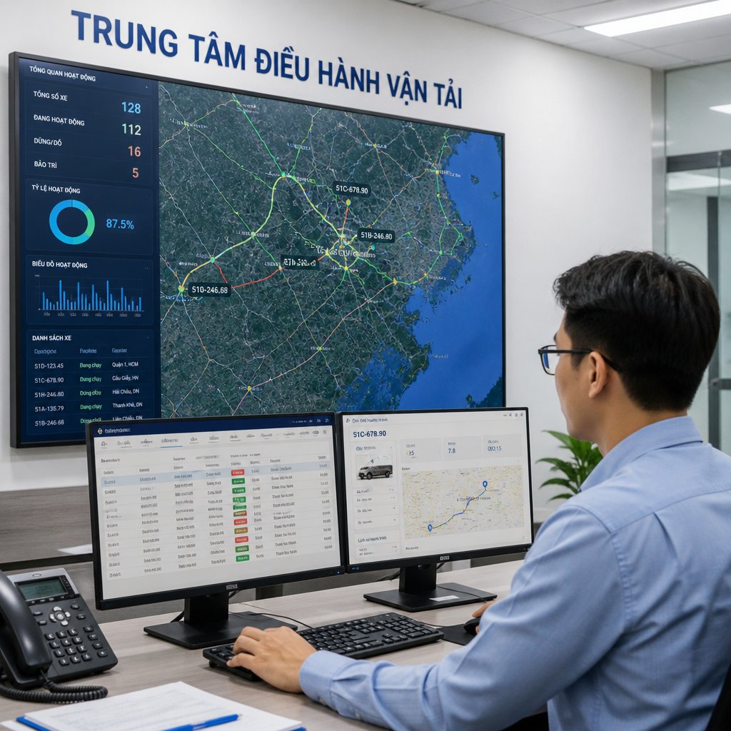 Hệ thống quản lý vận tải cách ứng dụng công nghệ vào vận hành