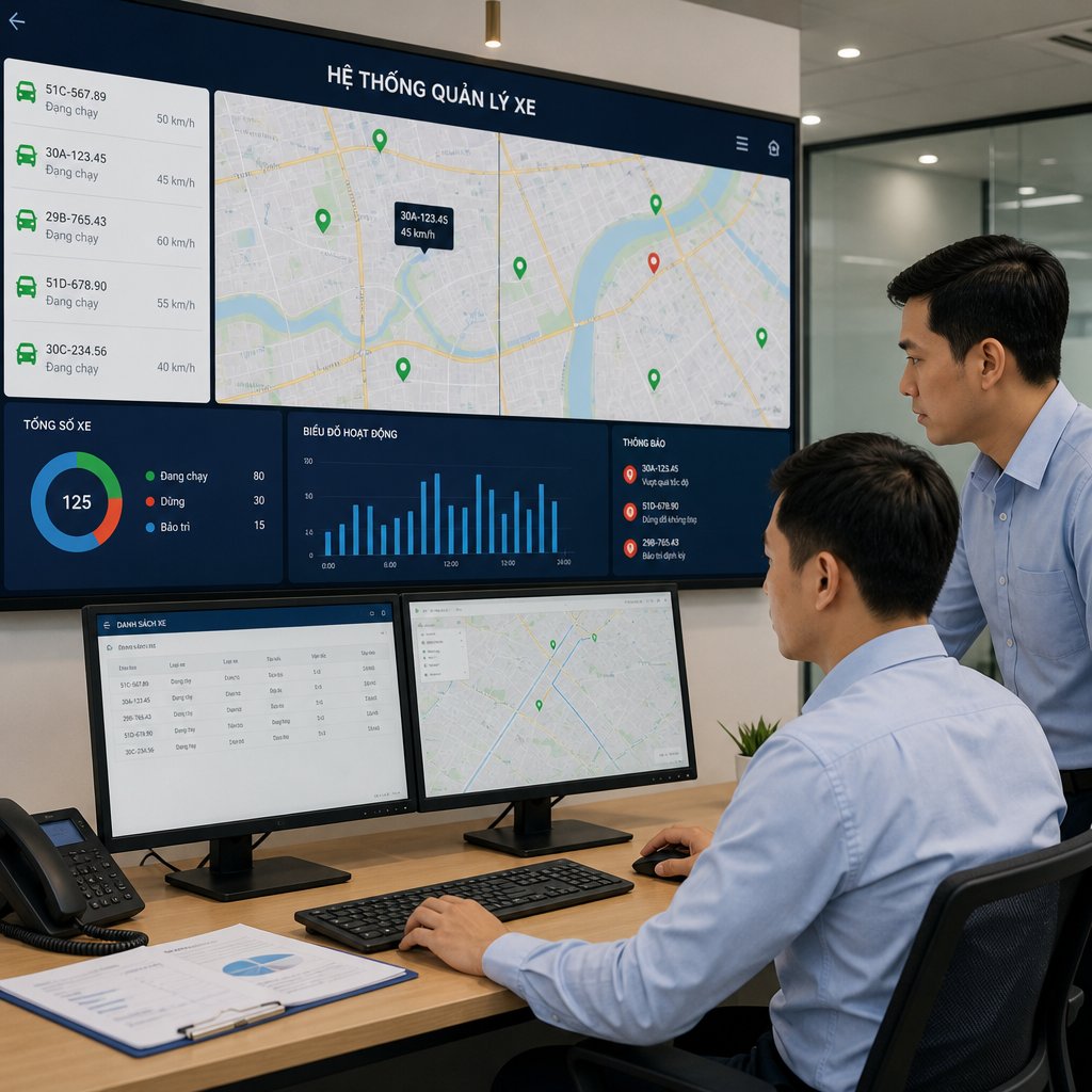 Hướng dẫn hệ thống quản lý xe hiệu quả cho doanh nghiệp