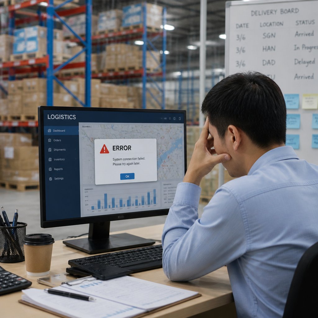 Hệ thống thông tin quản lý logistics những vấn đề thường gặp và cách khắc phục