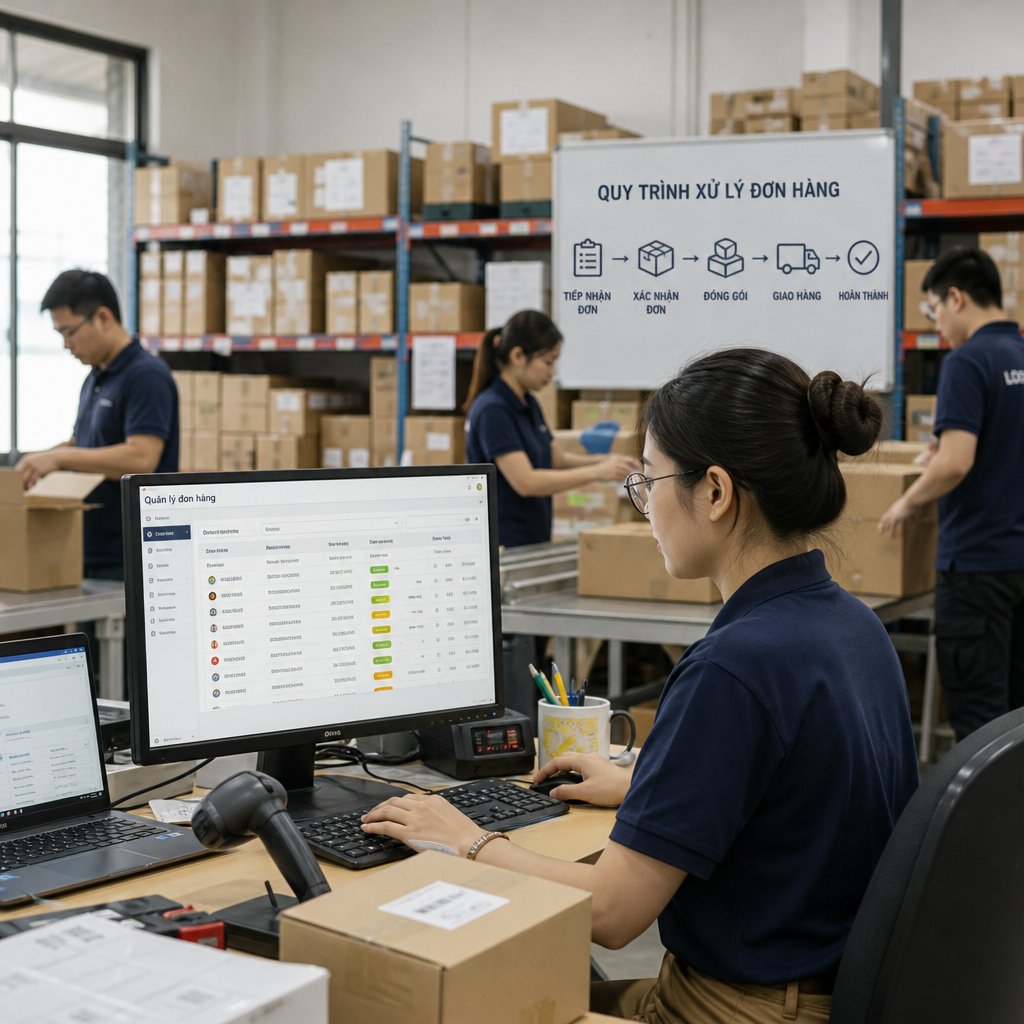 Hệ thống xử lý đơn hàng hướng dẫn chi tiết từ cơ bản đến thực tế