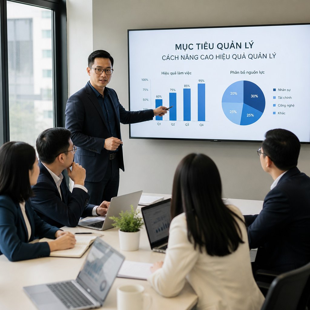 Mục tiêu quản lý cách nâng cao hiệu quả quản lý