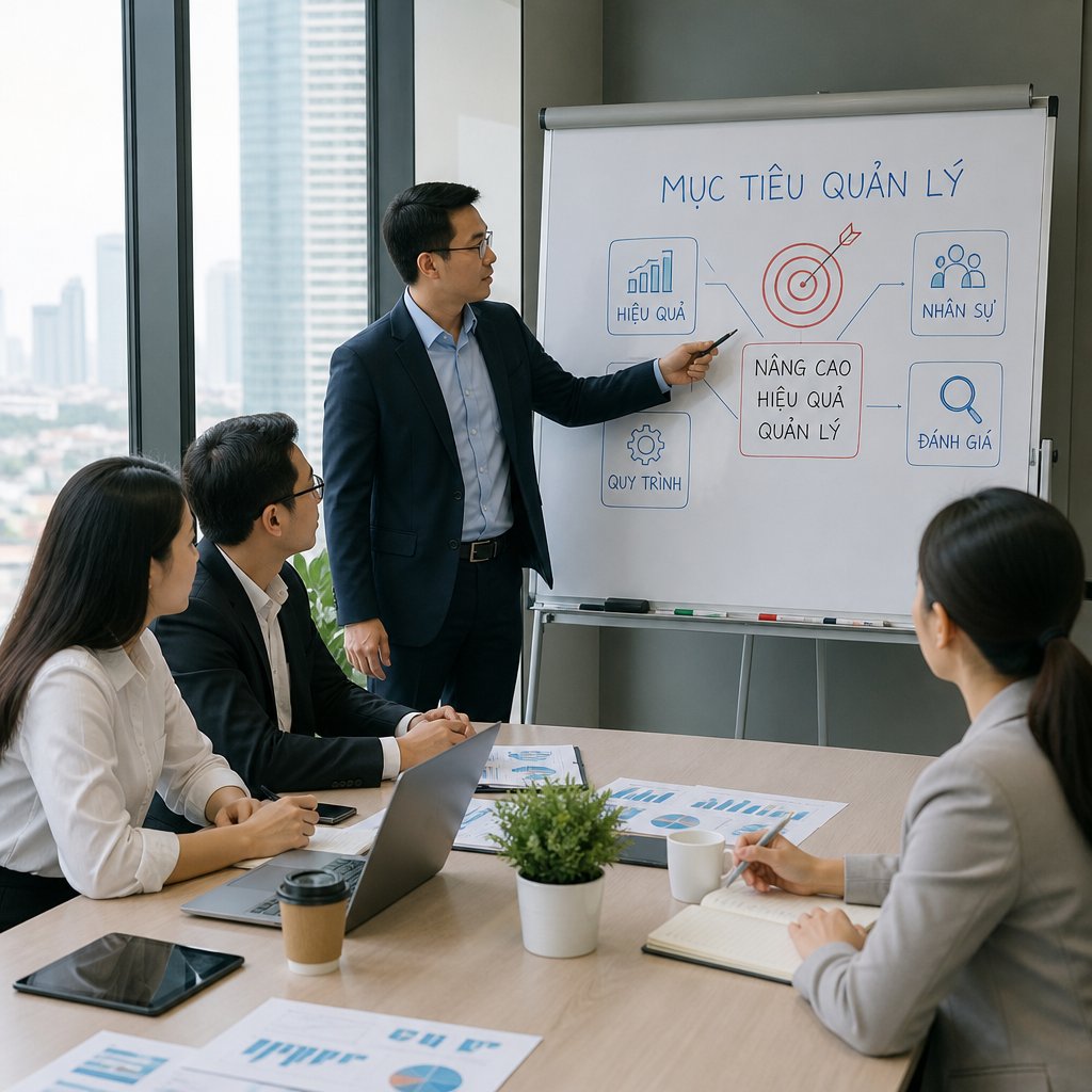 Mục tiêu quản lý cách nâng cao hiệu quả quản lý