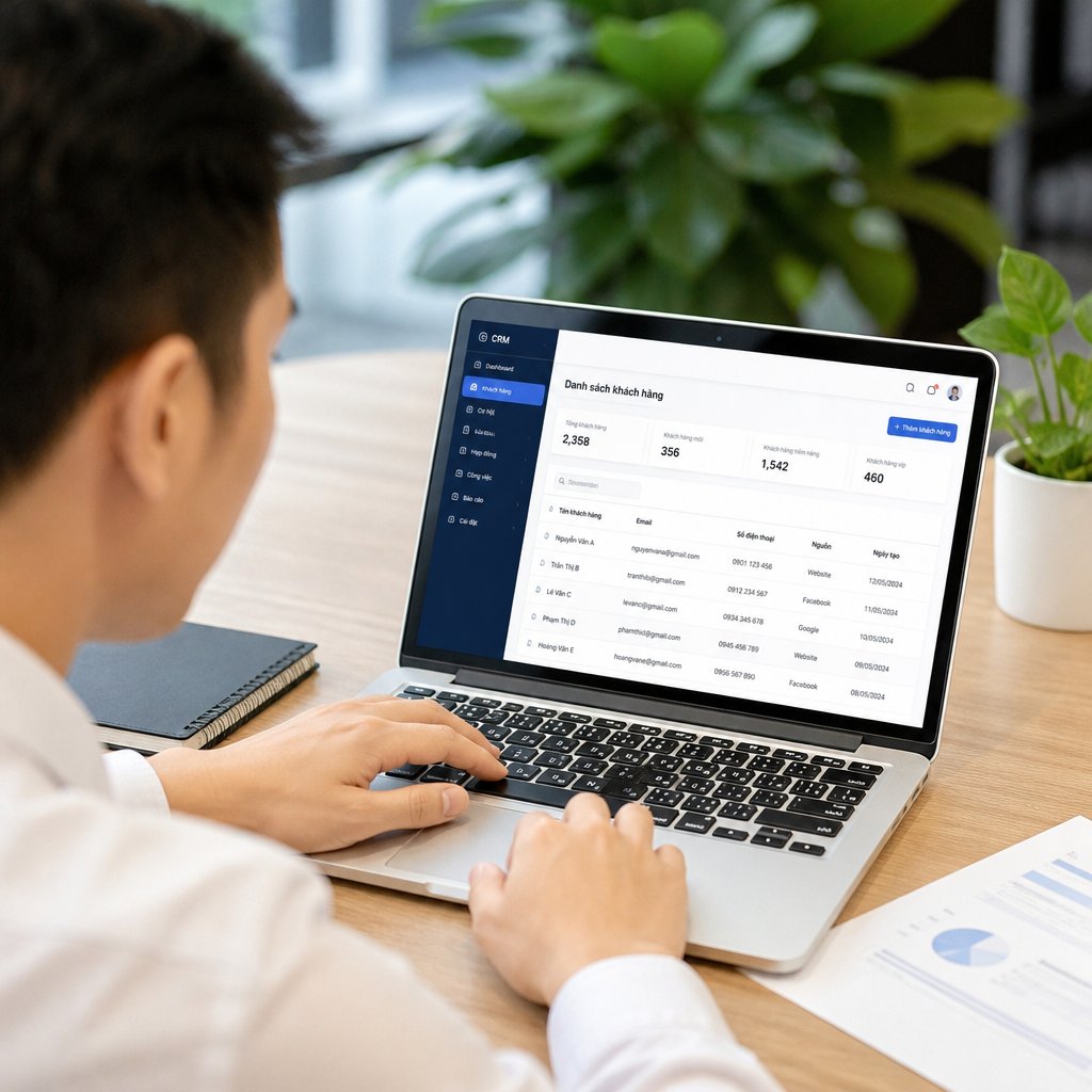 Phần mềm lưu thông tin khách hàng giải pháp tối ưu quy trình vận hành