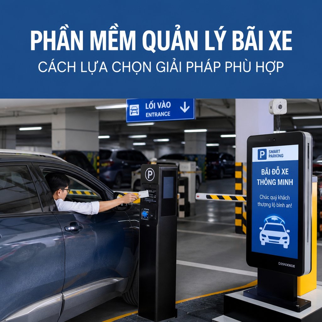 Phần mềm quản lý bãi xe cách lựa chọn giải pháp phù hợp