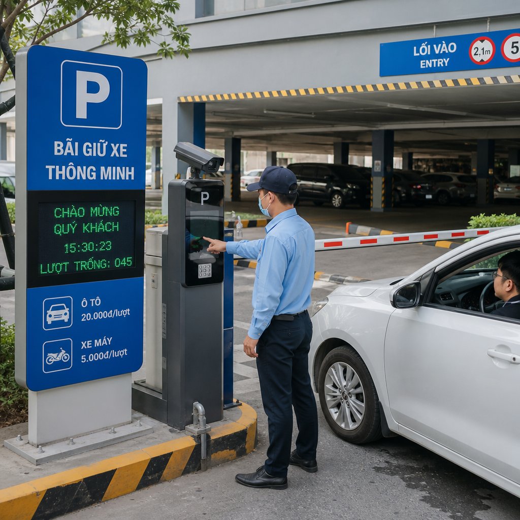 Phần mềm quản lý bãi xe thông minh quy trình thực hiện và lưu ý quan trọng
