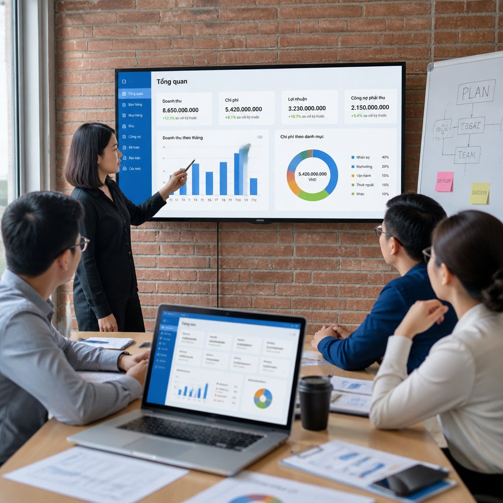 Phần mềm quản lý doanh nghiệp cách ứng dụng công nghệ vào vận hành