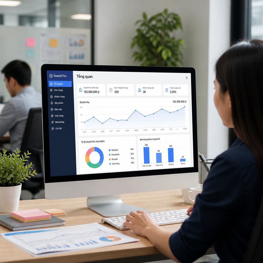 Phần mềm quản lý doanh thu giải pháp tối ưu quy trình vận hành