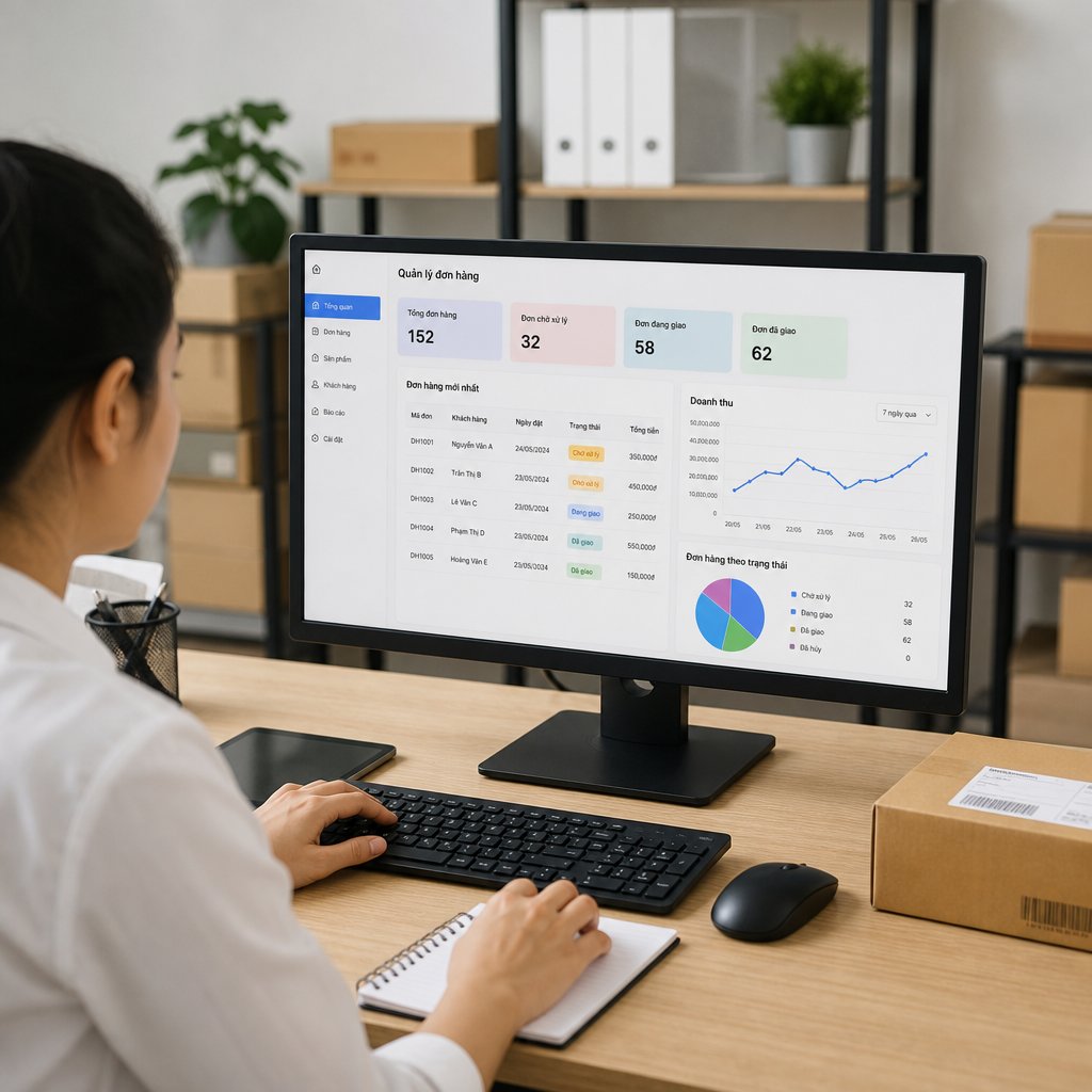 Phần mềm quản lý đơn hàng miễn phí quy trình thực hiện và lưu ý quan trọng