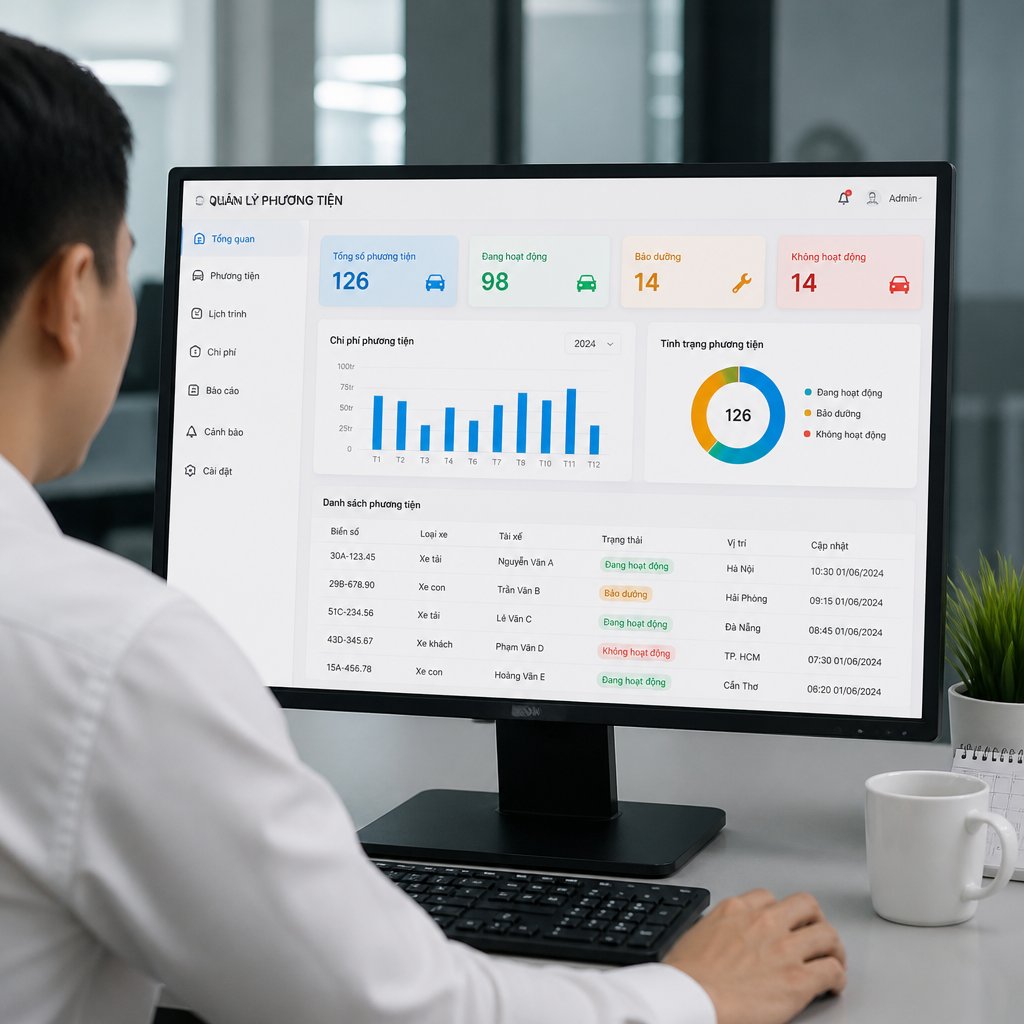 Phần mềm quản lý ô tô cách nâng cao hiệu quả quản lý