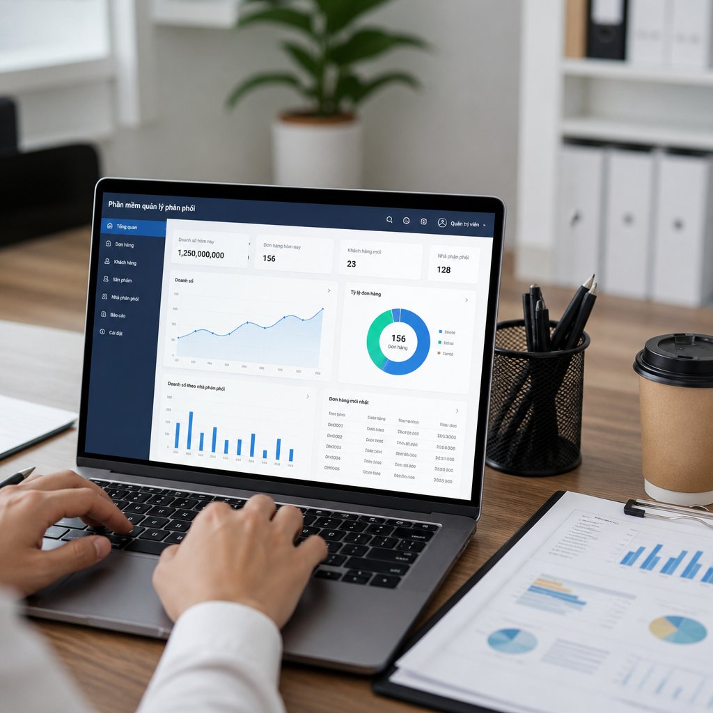 Phần mềm quản lý phân phối hướng dẫn chi tiết từ cơ bản đến thực tế